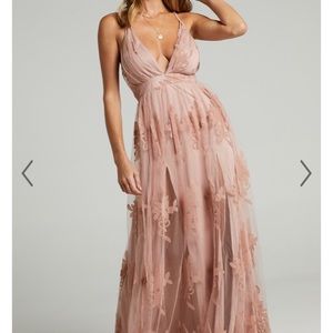 Showpo dusty rose maxi dress
